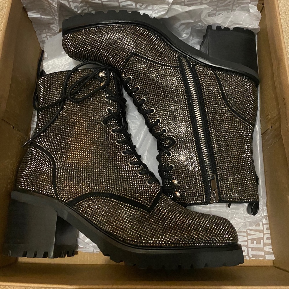 Steve Madden Bradlie Rhinestone boots